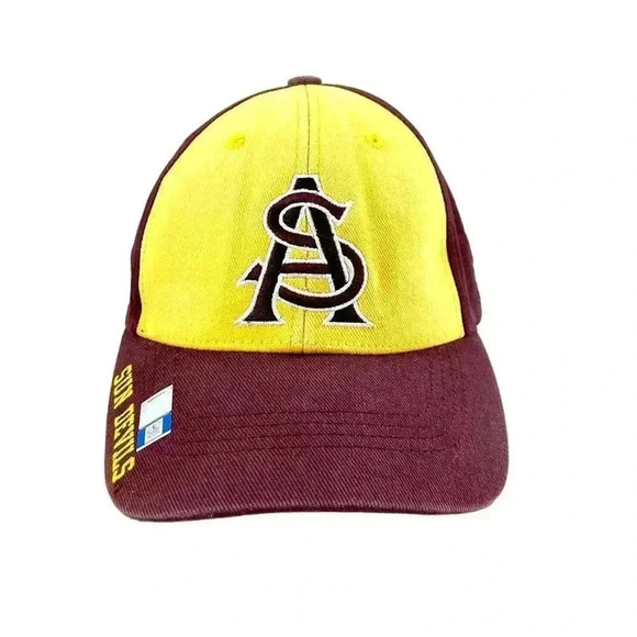 Arizona State University Sun Devils ASU Captivating Strapback Hat Ball Cap - Picture 1 of 8